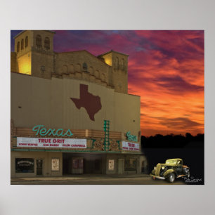 Texas teaterSan Angelo affisch