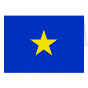 Texas, Texas flagga (1836–1839) Hälsningskort