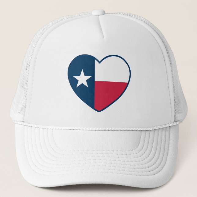 Texas, Texas Flagga, Heart Keps (Framsida)