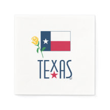 Texas, Texas Flagga och Gul ros lrg