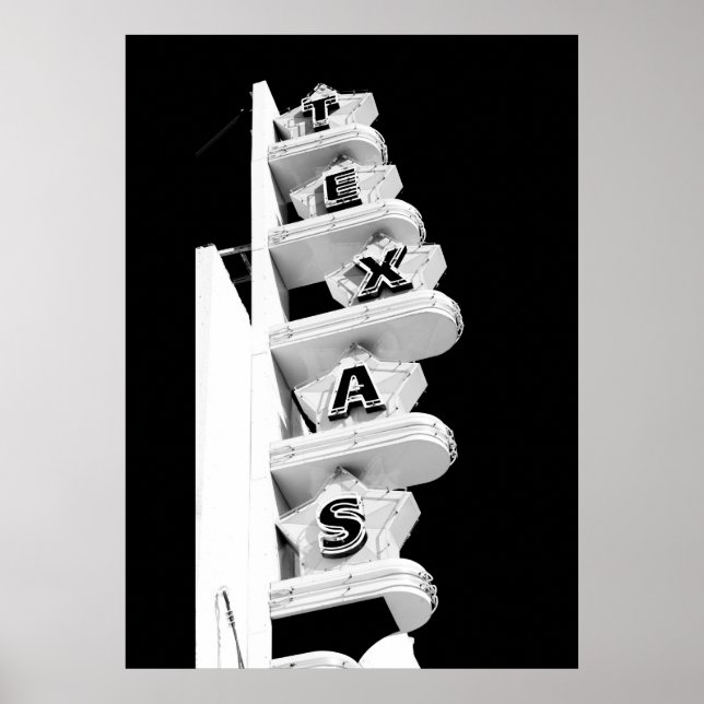 Texas Theater Sign - Poster (Framsidan)