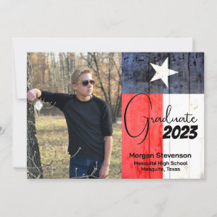 Texas Thmet Photo Studenten annons Inbjudningar