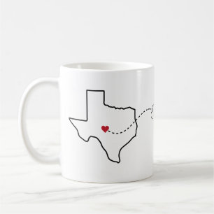Texas till Louisiana - Heart2Heart Kaffemugg