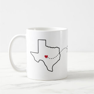 Texas till Louisiana - Heart2Heart Kaffemugg
