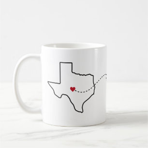 Texas till New jersey - Heart2Heart Kaffemugg