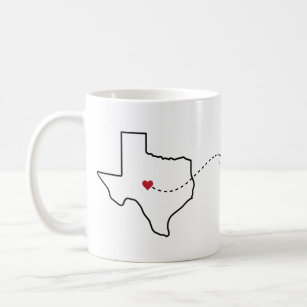 Texas till North Carolina - Heart2Heart Kaffemugg