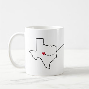 Texas till Oklahoma - Heart2Heart Kaffemugg
