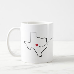 Texas till Tysklandare - Heart2Heart Kaffemugg