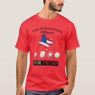Texas Tillsatta lagar officerare för trummor T Shirt