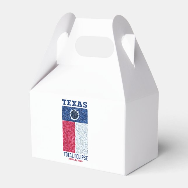 Texas Total Eclipse Favor Box Presentaskar (Framsidan Sidan)