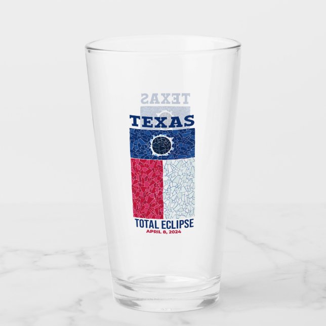 Texas Total Eclipse Glass Glaskopp (Framsida)