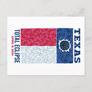 Texas Total Eclipse-vykort Vykort