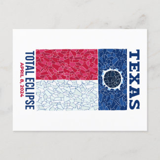 Texas Total Eclipse-vykort Vykort