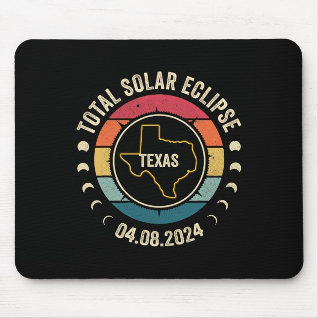 Texas Total Solar Eclipse 2024 American Totality A Musmatta (Framsidan)