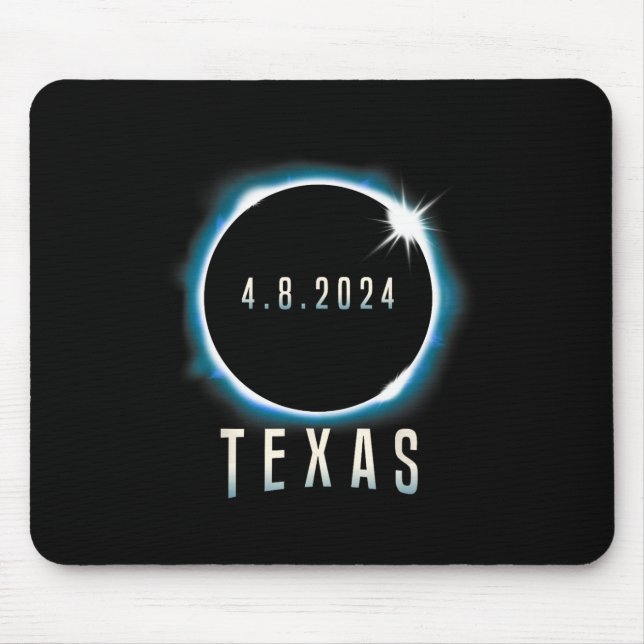 Texas Total Solar Eclipse 2024 Blue April 8 Manar  Musmatta (Framsidan)