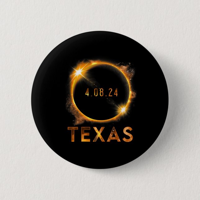 Texas Total Solar Eclipse April 8 2024 Texas Solar Knapp (Framsida)