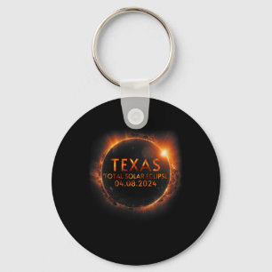 Texas Total Solar Eclipse April 8 2024 Texas Solar Nyckelring