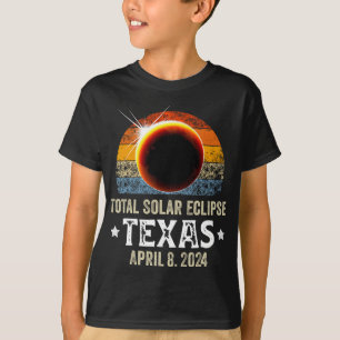 Texas Total Solar Eclipse April 8 2024 Texas Solar T Shirt