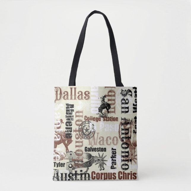TEXAS TOTE BAG TYGKASSE (Framsida)