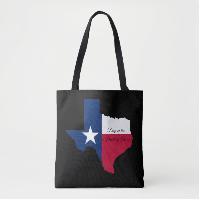 Texas Tote Bag Tygkasse (Framsida)