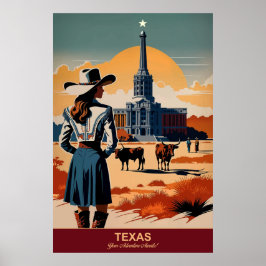Texas Travel: Din Äventyr väntar på resepaket Poster