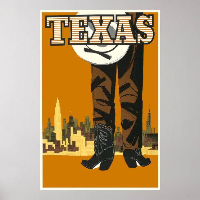 Texas Travel Poster (Framsidan)