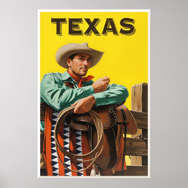 Texas Travel Poster (Framsidan)