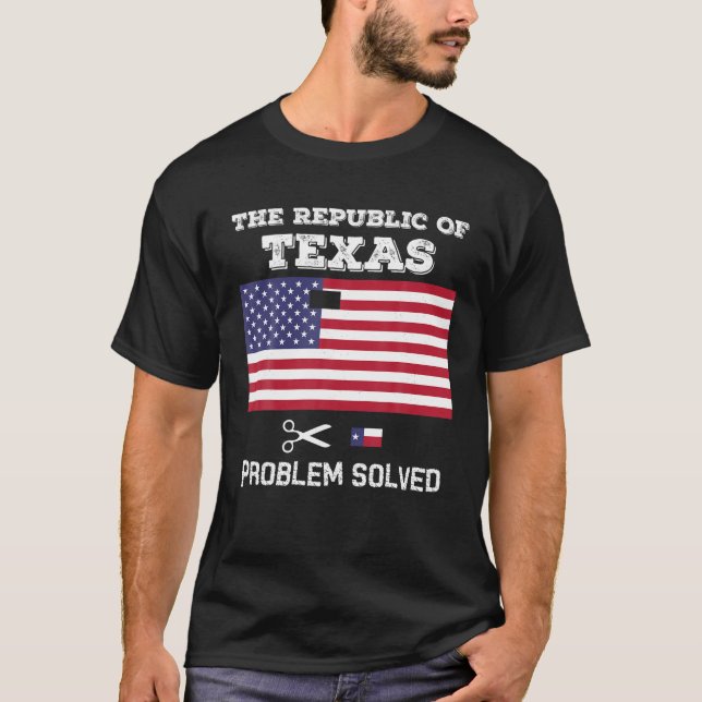 Texas TShirt Problemlösning T Shirt (Framsida)