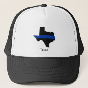 Texas tunn blålinjentruckerkeps truckerkeps