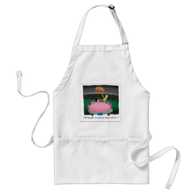 Texas UFO? Roliga T-shirts, presenter & samlarobje Förkläde (Framsidan)