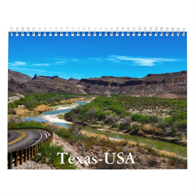 Texas-USA Calendar Kalender (Omslag)