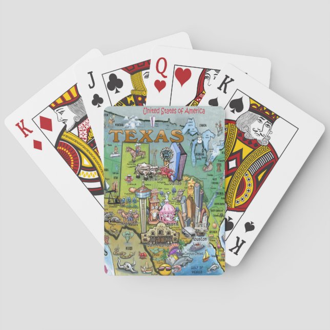 Texas USA Karta Casinokort (Baksidan)