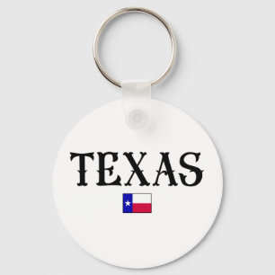 Texas USA:s delstat Karta Flagga Nyckelring