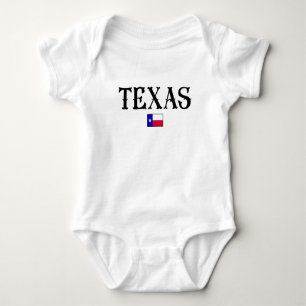 Texas USA:s delstat Karta Flagga T Shirt