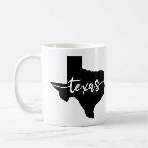 Texas USA State Karta Kaffemugg