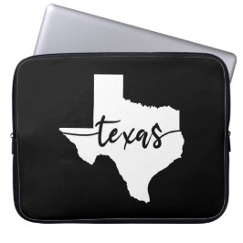 Texas USA State Karta Laptop Fodral