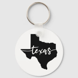 Texas USA State Karta Nyckelring