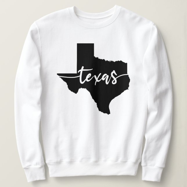 Texas USA State Karta T Shirt (Design framsida)