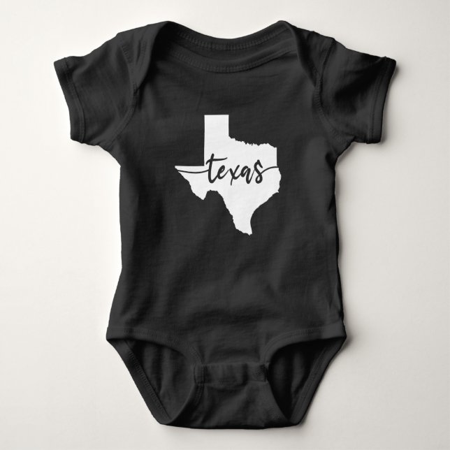 Texas USA State Karta T Shirt (Framsida)