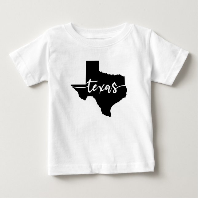 Texas USA State Karta T Shirt (Framsida)