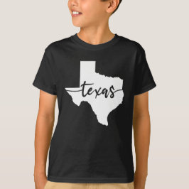 Texas USA State Karta T Shirt