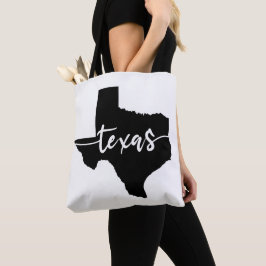 Texas USA State Karta Tygkasse