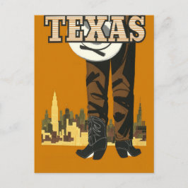 Texas USA vintage resor vykort
