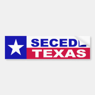 Texas utträde bildekal