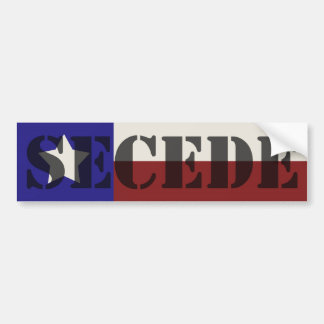 Texas UTTRÄDER UR bildekalet Bildekal