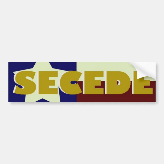 Texas UTTRÄDER UR bildekalet Bildekal (Framsidan)