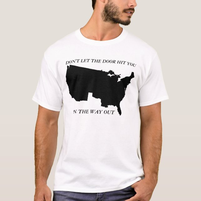 Texas utträder ur skjortan tee shirt (Framsida)