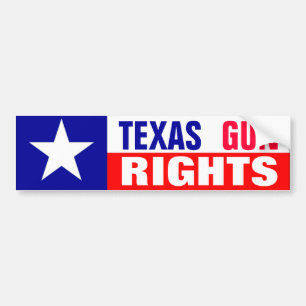 Texas vapenrättigheter bildekal