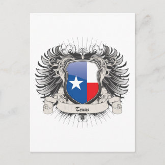 Texas Vapensköld Vykort