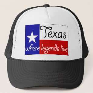 Texas - var legender bor locket truckerkeps